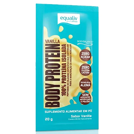 Body Protein Sabor Vanilla - 20g - Equaliv