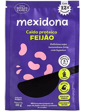 Caldo Proteico de Feijão - 30g - Mexidona