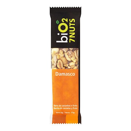 Barra de Castanhas 7 Nuts (Damasco) 25g - Bio2