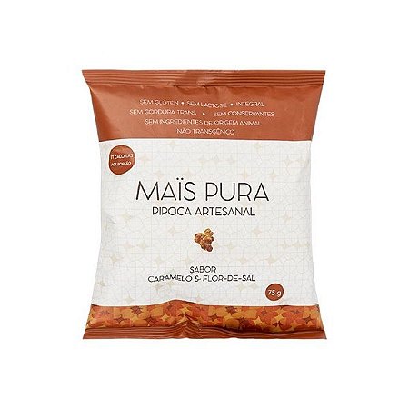 Pipoca Artesanal (Caramelo e Flor de Sal) 75g - Maïs Pura