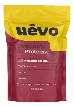 Proteína do Ovo Sabor Café Mocaccino - 420g - Uêvo