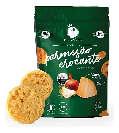 Snack Parmesão Crocante - 25g - Dom Afonso