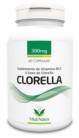 Clorella - 60 Cápsulas (300mg) - Vital Natus