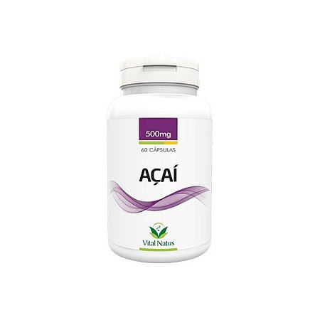 Açaí - 60 Cápsulas (500mg) - Vital Natus