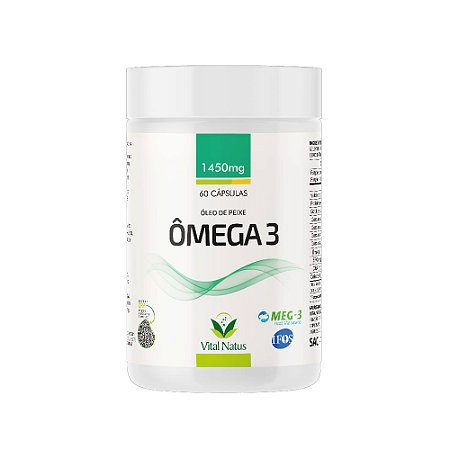 Ômega 3 - 60 Cápsulas (1450mg) - Vital Natus