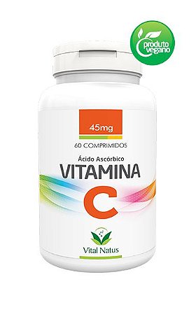 Vitamina C - 60 Cápsulas (45mg) - Vital Natus