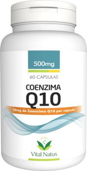 Coenzima Q10 - 60 Cápsulas (500mg) - Vital Natus