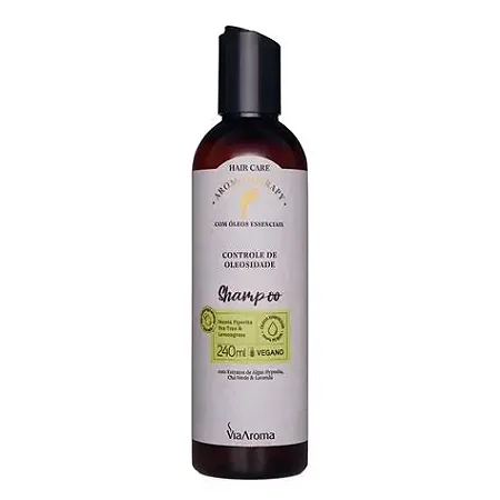 Shampoo Controle De Oleosidade - 240ml - Via Aroma