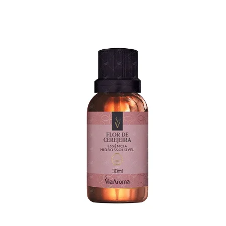 Essência Hidrossolúvel Flor Cerejeira - 30ml - Via Aroma