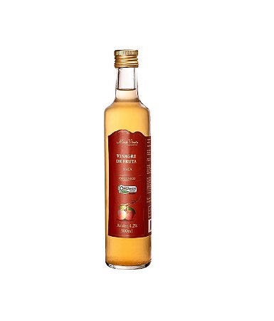 Vinagre De Fruta Maçã Orgânico Acidez 4,2% 500ml Monte Veneto