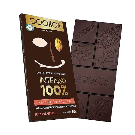 Cookoa Chocolate Intenso 100% 80g