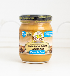 Doce de Leite Cremoso Zero Açúcar - 210g - Doces Vovó