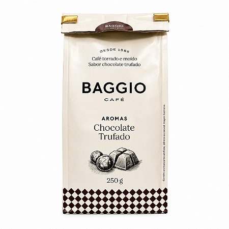 Café Moido e Torrado Aromas Chocolate Trufado 250g Baggio