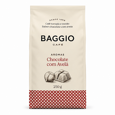 Café Torrado e Moido Aromas Chocolate Com Avelã 250g Baggio