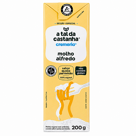 Molho Alfredo Cremeria Vegetal - 200g - A Tal Da Castanha