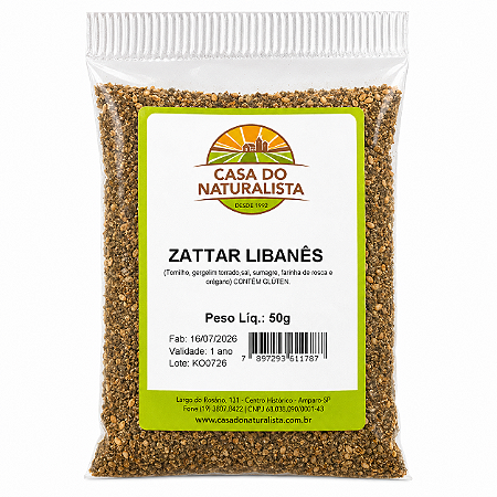 Zattar Libanês - 50g - Casa do Naturalista