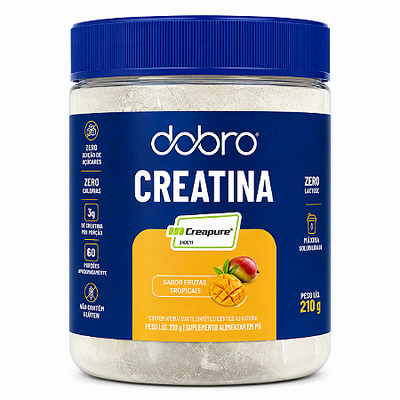 Creatina Sabor Frutas Tropicais - 200g - Dobro