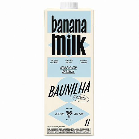 Banana Milk Sabor Baunilha - 1L