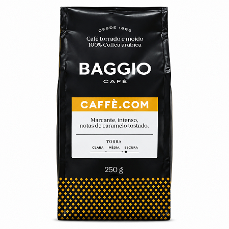Café Caffè.com Torrado e Moído 250g – Baggio