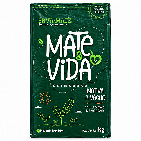 Erva-Mate Chimarrão Nativa a Vácuo - 1kg - Mate & Vida