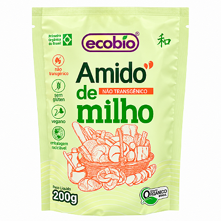 Amido de Milho Orgânico 200g - Ecobio