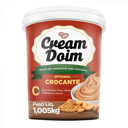 Pasta de Amendoim Cream Doim Crocante (1,005Kg) - Cocada Itapira
