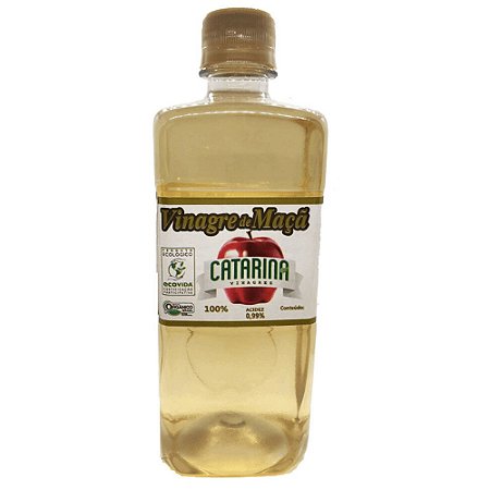 Vinagre De Maçã Orgânico - 600ml -  Catarina Vinagres