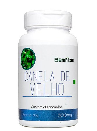 Canela de Velho - 60 Cápsulas (500mg) - BemFitos