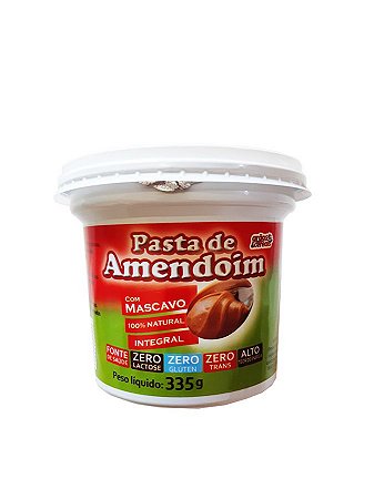 Pasta de amendoim com açúcar mascavo Mendo Fit 260g - Enblu - Loja