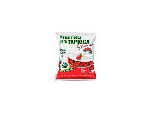 Tapioca Massa Pronta - 1 kg - Pantanal