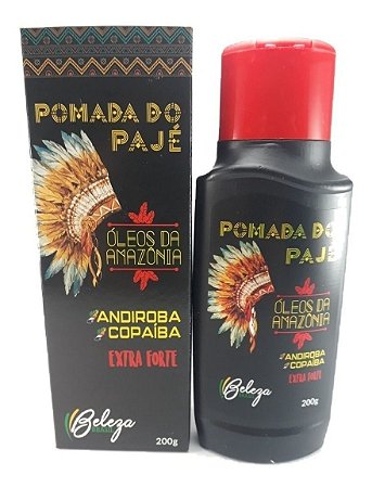 Pomada Do Pajé Óleos da Amazônia Extra Forte - 200g - Beleza Brasil