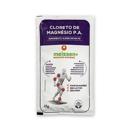 Cloreto de Magnésio P.A em Pó - 33g - Meissen