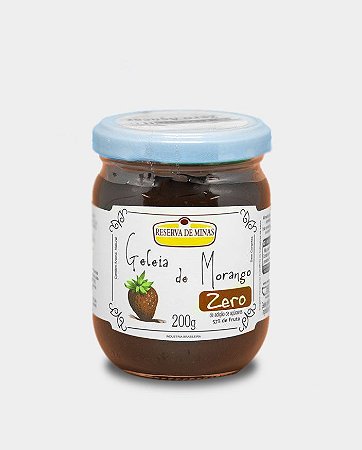 Geleia de Morango Zero Adição de Açúcares - 200g - Reserva de Minas