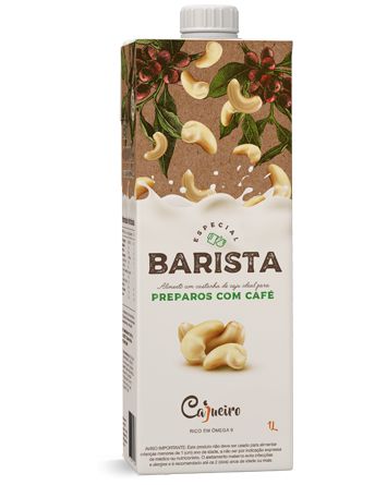 Leite de Castanha de Caju Barista - 1L - Cajueiro - Casa do Naturalista -  Produtos Naturais em Amparo-SP