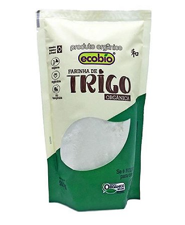 Farinha de Trigo Tipo 1 Orgânica - 500g - Ecobio