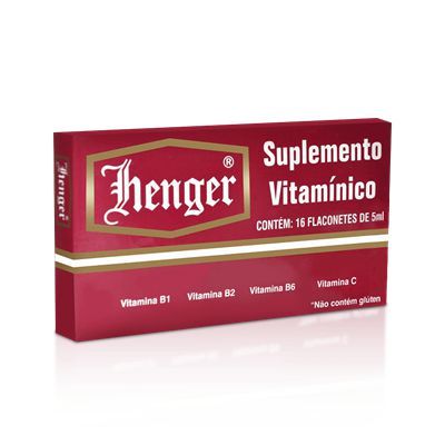 Suplemento Vitamínico - 16 Flaconetes de 5ml -  Henger