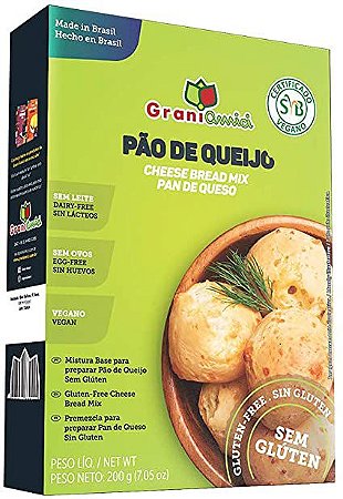 Mistura para Pão de Queijo Sem Glúten e Vegano - 200g - Grani Amici