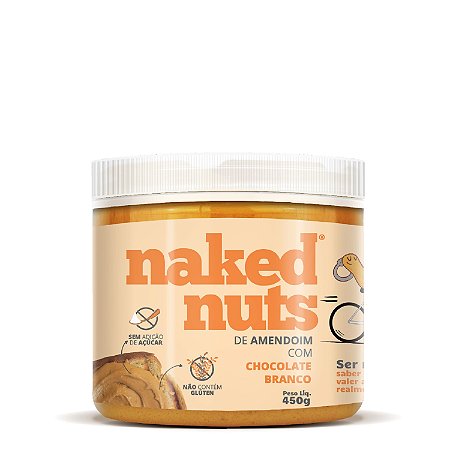 Pasta de Amendoim com Chocolate Branco - 450g - Naked Nuts