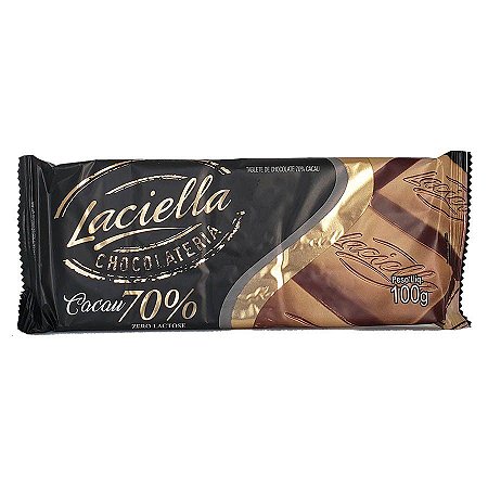 Chocolate 70% Cacau - 80g - Laciella