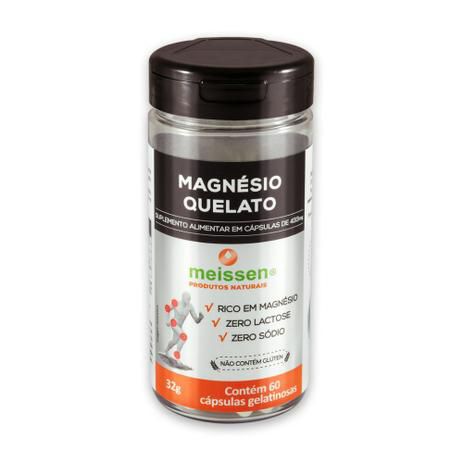 Suplemento Alimentar Magnésio Quelato - 32g - Meissen