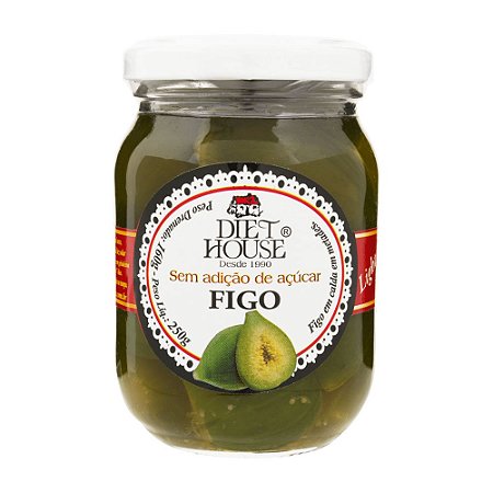 Figo em Calda Sem Adição de Açúcar - 250g - Diet House