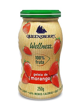 Geleia de Morango (Zero Açúcar) - 250g - Queensberry