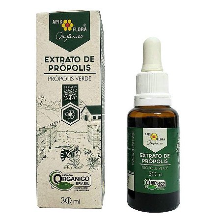 Extrato de Própolis Verde Orgânico - 30ml - ApisFlora