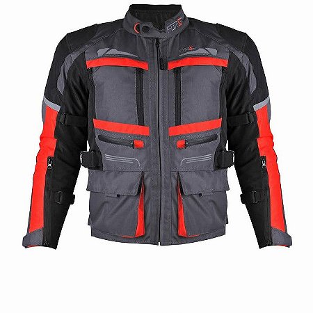 JAQUETA FORZA ADVENTURE 4 SEASON BLACK/RED/GREY REF. 3400