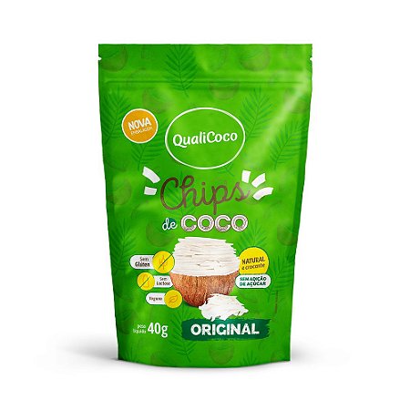 Chips De Coco Original QualiCoco 40g