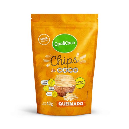 Chips De Coco Queimado QualiCoco 40g