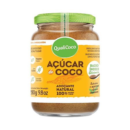 Açúcar de Coco QualiCoco 280g