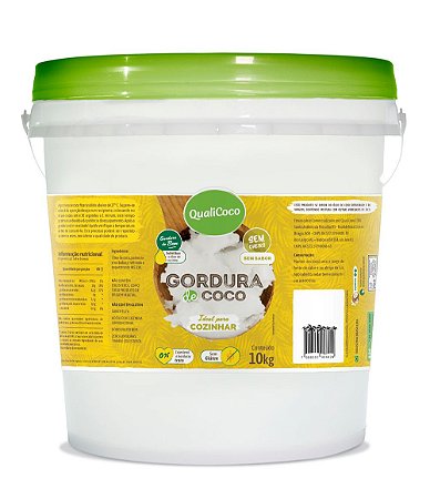 Gordura de Coco QualiCoco 10kg