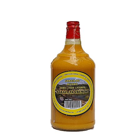 LICOR MARACUJA CREMOSO - ARRAIA DO QUIABO 900ML