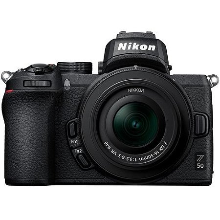 Câmera Digital Nikon Z50 Preto 20.9mp - 16-55mm